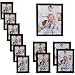 Giftgarden Multi Picture Frame for Multiple Sizes 11pcs, One 8x10, Two 5x7, Two 4x6, Six 3.5x5, Glass Lens
