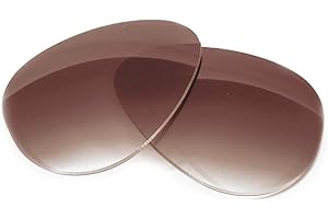 Fuse Lenses Polarized Replacement Lenses Compatible with Oakley Feedback (Brown Gradient)