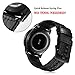 Gear S3 Frontier Band / S3 Classic Bands, V-Moro 22mm [Upgrade] with Quick Release Pins Premium Woven Nylon Replacement Strap Wristband for Samsung Gear S3 Classic / S3 Frontier Smartwatch (Black)