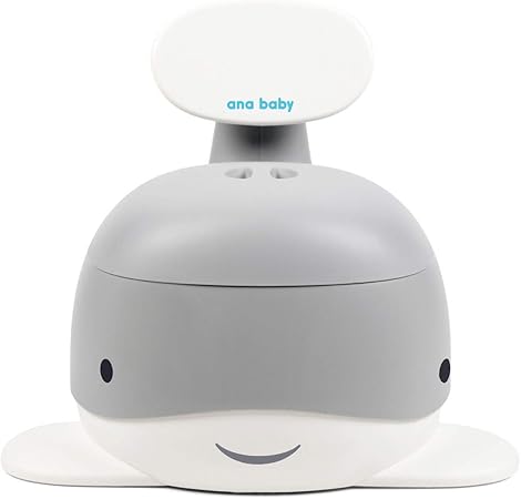 Ana Baby Awp100gr Pot D Apprentissage Avec Dossier Et Cuve Et Couvercle Amovibles En Forme De Baleine 1 4 Kg Amazon Fr Bebes Puericulture