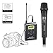 Wireless Handheld Microphone for Camera, Saramonic Uwmic15A UHF Interview Transmitter and Receiver Microphone System for Video Recording for Nikon,Canon, DSLR,DV Camcorder (3.5mm TRS Jack)