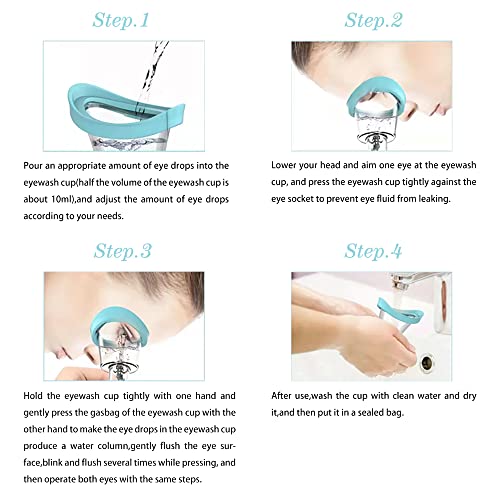thumbnail image 2 of Silicone Eye Wash Cup Kit - Portable Eye Care Device For Soothing Tired Eyes And Removing Irritants 2 of 12