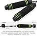 Jump Rope for Women,Men&Kids,Crossfit Jump Rope ,With Memory Foam Handles & Weighted Speed Cable & Fitness Workout, Jumping Exercise, Skipping, MMA and Boxing - Black