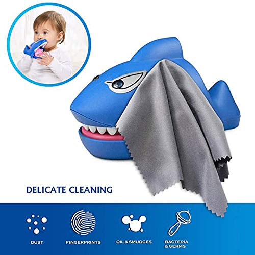 1/2/5 Stück Microfaser Brillenputztuch, Brille Antibeschlag, Kann Wiederverwendet Werden, Geeignet für Brillen, Objektive, Bildschirme, Kameraobjektive MiMiey (Gray, 1 Stück)