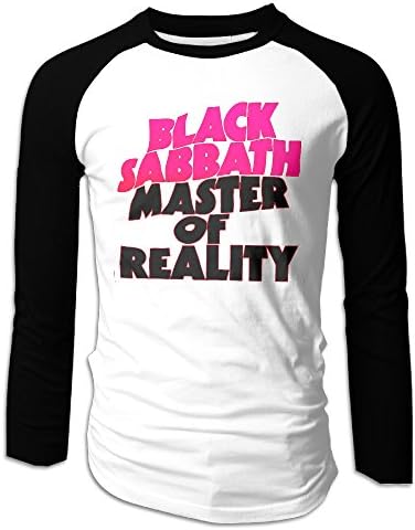 Black Sabbath Master Of Reality Man Long Sleeve T Shirt Raglan Baseball