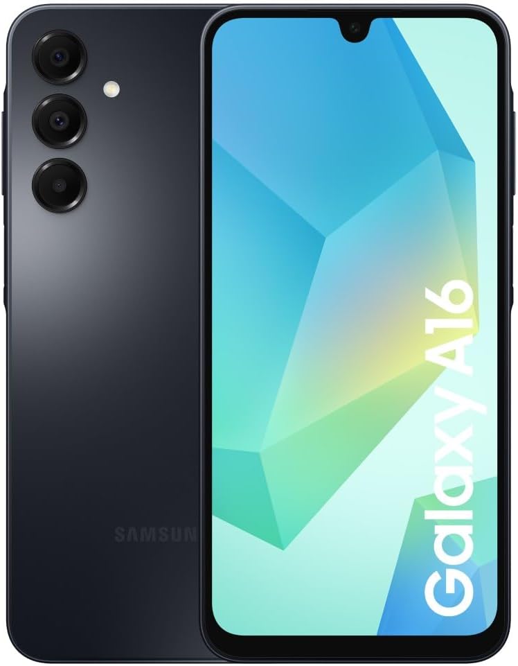 Samsung Galaxy A16 4G Smartphone 128GB 6.7” Super AMOLED Blue Black UK Version