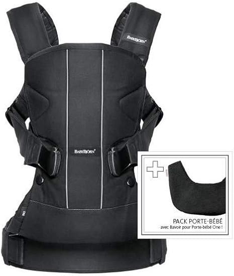 Babybjorn Mochila Porta Bebe One Negro Algodon Amazon Es Bebe