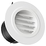 Hon&Guan 3 in Soffit Exhaust Vent, Dryer Vent Cover