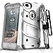 iPhone 8 Plus Case / iPhone 7 Plus Case - Zizo [Bolt Series] w/[iPhone 8 Plus Screen Protector ] Kickstand [Military Grade Drop Tested] Holster Clip White/Gray