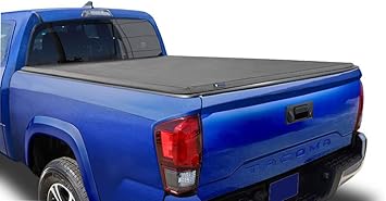 Amazon Com Tyger Auto T3 Soft Tri Fold Truck Bed Tonneau Cover For 2016 2018 Toyota Tacoma Fleetside 6 Bed Tg Bc3t1531 Black Automotive