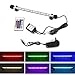 S SMIFUL LED Aquarium Lights RGB Fish Tank Lights Underwater IP68 Waterproof Submersible Remote Control Tank Lights Color Changing Fish Aquarium Tank Waterfall Lighting, 11 inch