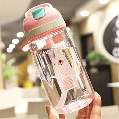 Amazon ボトル 水筒 プラスチック ウォーターボトル ドリンク軽量 ボトル 直飲み おしゃれ 大人 子供 プラ スポーツボトル 自転車 登山 S D 450ml Pink 水筒 マグボトル オンライン通販