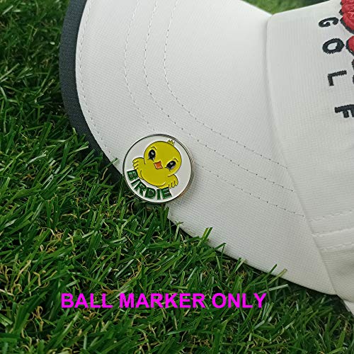 GOLTERS Golf Ball Markers Assorted Patterns Value Pack of 12 Golf Gifts, Golf Cap Clips and Divot Repair Tools Parter Accessories Sets for Men Women Kids Golfer(12 Birdie) - Thumbnail 2