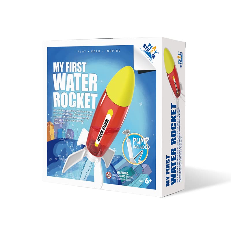 PLAYSTEM Water Rocket Launcher for Kids(50 feet) - DIY Science Stem Toys - Xmas Gift for Boys & Girls