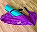 Ashan cradle - Healthy Posture Support Strap and Yoga Shoulder Bag. (Purple, Large)