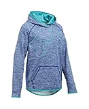 Under Armour Girls' Armour Fleece Novelty Jumbo Logo Hoodie, Caspian (403), Youth Large