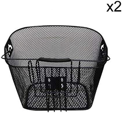 自転車かご 自転車 バイクメッシュの金属ブラケット前面のためにデザイン耐久性に