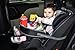Alphabetz Car Seat Kids Activity Travel Tray, Black