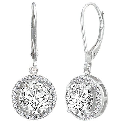 Ever faith 925 sterling silver elegant round cz prong s…