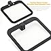 Marmolux Acc Burghead Collection 20832-BL Bath Towel Ring Stainless Steel, Black