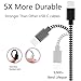 USB Type C Cable, Braided Nylon USB A to USB C Fast Charger Cable for Samsung Galaxy S9/Note 8/S8/S8 Plus/Google Pixel 2/LG G5/G6/V20/HTC 10/Nexus 5X/6P (BlackWhite)