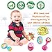 VATOS Musical Instruments for Kids Toddlers,Musical Infant Baby Toy, 6PCS Baby Drum Rattle Maracas Castanets Egg Shaker,Toddler Musical Toys Sets, Toys for 3, 6, 9, 12 Month Newborn Infants Baby Kids