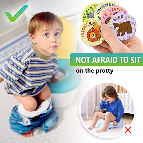 Potty Training Stickers Reusable Toilet Targets for Potty Training