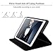iPad Pro 10.5 Case, Premium Leather Business Ultra Slim Lightweight Shockproof Smart Case with Auto Wake/ Sleep for Apple iPad Pro 10.5 Inch 2017 Version (Black)