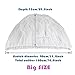 Mosquito Net, Bug Net for Baby Strollers Infant Carriers Car Seats Cradles Cribs,Beds,PacknPlays,Carriers, Car Seats, Baby Fly Screen Protection (White, Large) 35.4