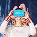 QPAU V2.0 3D Google Cardboard Vr Glasses Kit Includes Sponge Nose Pad and QR Codes