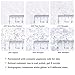 GLITTIES - (6PK) - Iridescent White Glitter Kit -6 Different Holographic Loose Glitter Sizes, Fine Powder, Hexagons & Square Glitter - Solvent Resistant & Cosmetic Grade for Nails & Skin - (60 Grams)