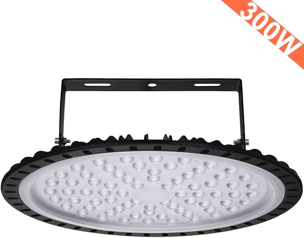 LED High Bay Light 300W, Super Bright LED Garage Shop Lights, IP65