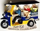 Tuk-Tuk TAXI Bangkok Thailand Resin 3D fridge Refrigerator Thai Magnet Hand Made Craft. by Thai MCnets
