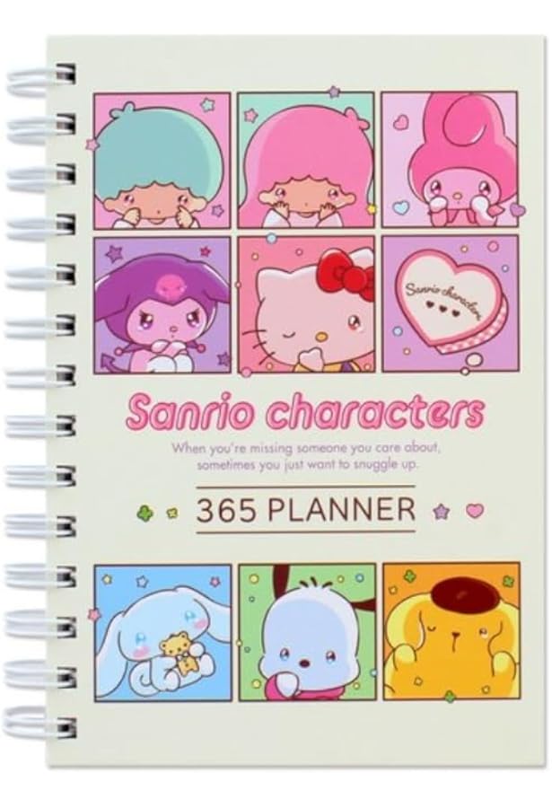 Charmmy Kitty スパイラルノート A5サイズ Japan Sanrio Ring Notebook With Heart Padlock - Charmmy Kitty