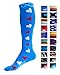 Infinity Compression Socks (1 pair) (Ocean Hearts, L/XL)