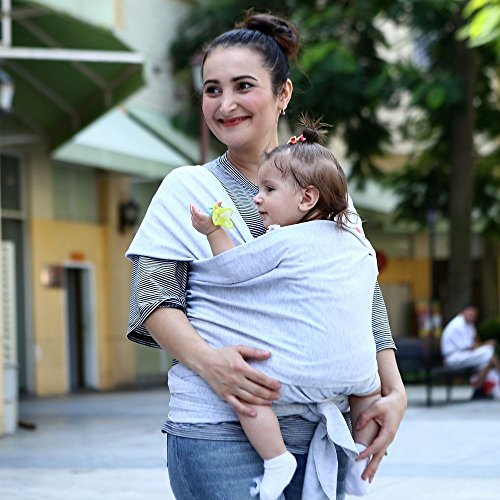 Mothers' Gift Adjustable Baby Wrap Rope Infant Newborn Cotton Baby
Carrier Sling - Light Gray Mothers' Gift Adjustable Baby Wrap Rope Infant Newborn Cotton Baby
Carrier Sling - Light Gray