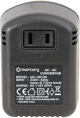 Mercury Stepdown Voltage Converter 230V to 110V 45W BS1363 view 3