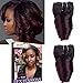 Emmet 8Inch Brazilian Loose Wave Spring Curly Hair Weaves for Bob Wave 2pcs/Lot 50g/pc 100% Human Hair Bob Wave Weft, with Hair Care Ebook (1B/99J)
