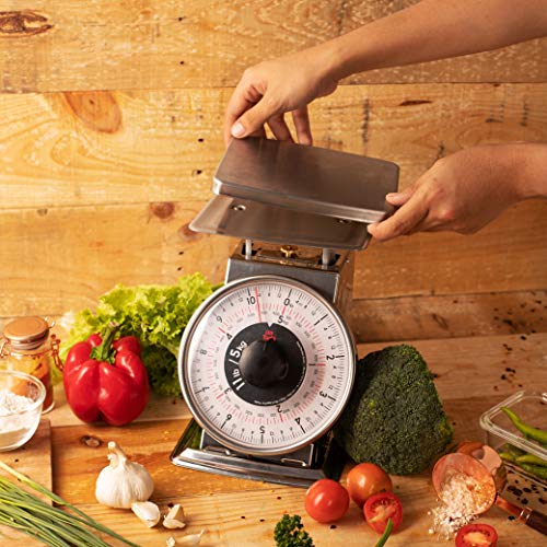 Tada Precise Portions Analog Food Scale (11 Pounds, Flat Top