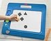 Fisher-Price Doodle Pro Slim - Blue, portable magnetic drawing tablet for mess-free art play for preschool kids ages 3 and up