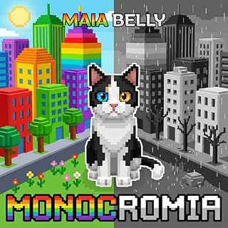 Livro Monocromia: A História do Gato Mosaico – Uma fábula sobre diversidade, bullying e autoaceitação.