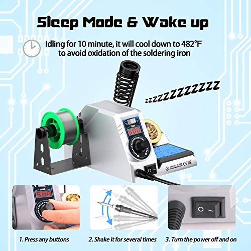 JIAHCN Soldering Station Soldering Iron Kit Digital Soldering Stations