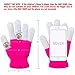 Amazer Led Gloves, Light Up Gloves for Kids and Adult Size,Finger Light Gloves for Birthday Gifts, Cool Toys for Boys Girls Glow in The Dark Gloves Light Up Party Favors-Magenta