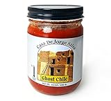 Ghost Pepper Salsa By Casa De Jorge; Authentic Famous Homemade Ghost Chile Pepper Salsa, Super-spicy and Delicious