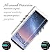 Galaxy S8 Screen Protector - XKAUDIE Upgraded [3D Curved Edge] [Case Friendly] Tempered Glass Screen Cover for Samsung Galaxy S8