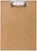 MDF CLIPBOARD LOW PROFILE CLIP - Nova Whole Sturdy Material For Standard Letter Size A4 - Be Professional & Organized At Work & In The Office - Perfect For Teachers, Students, Nurses