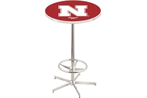 HBS Holland Bar Stool Co. L216-42" Chrome Nebraska Pub Table