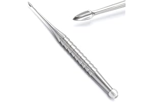 MuskalMed New Sharpened Straight Spade Root Proximator PDL Dental Elevator Stainless Steel Polish Instruments ELV-01