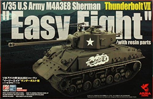 Asuka Model 1:35 M4A3E8 Sherman Easy Eight Thunderbolt VII w/Resin Parts #35040S
