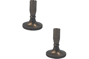 Runseaway 2 Pcs Lamp Switch Knobs Replacement Turn On/Off Light Socket Knobs Standard Size Copper Twist Switch for Table Floor Lamps Fixtures Repair Parts (Vintage Brass)